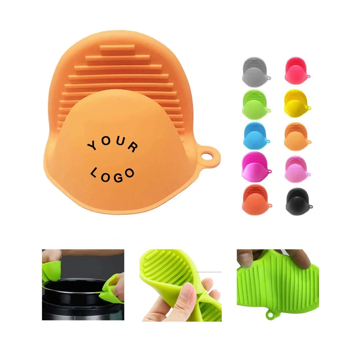 Non Slip Silicone Oven Mitt Kitchen Use 1