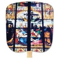 Cathedral Window Stock Religious & Inspirational Fan 1