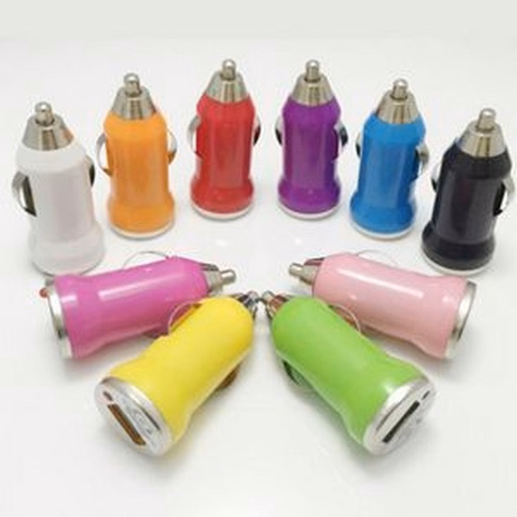Mini Car Charger/ Power Adapter (2 1/5"x7/8")