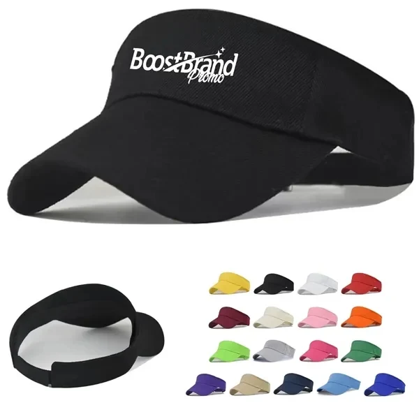 Custom Adjustable Outdoor Sun Visor — Wide-Brim UV Protection Active Wear Gear 1