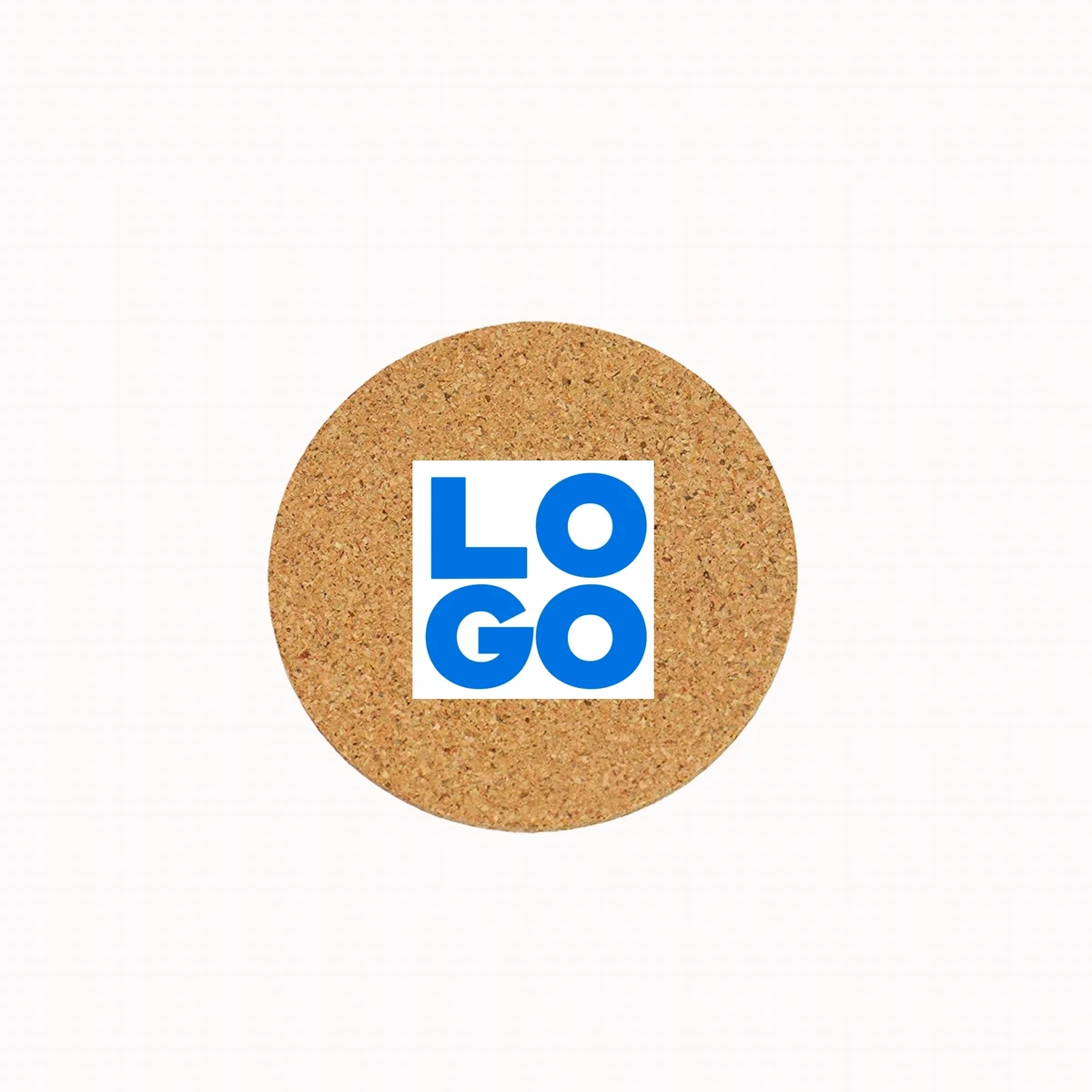 4" Round Solid Cork Coasters 1