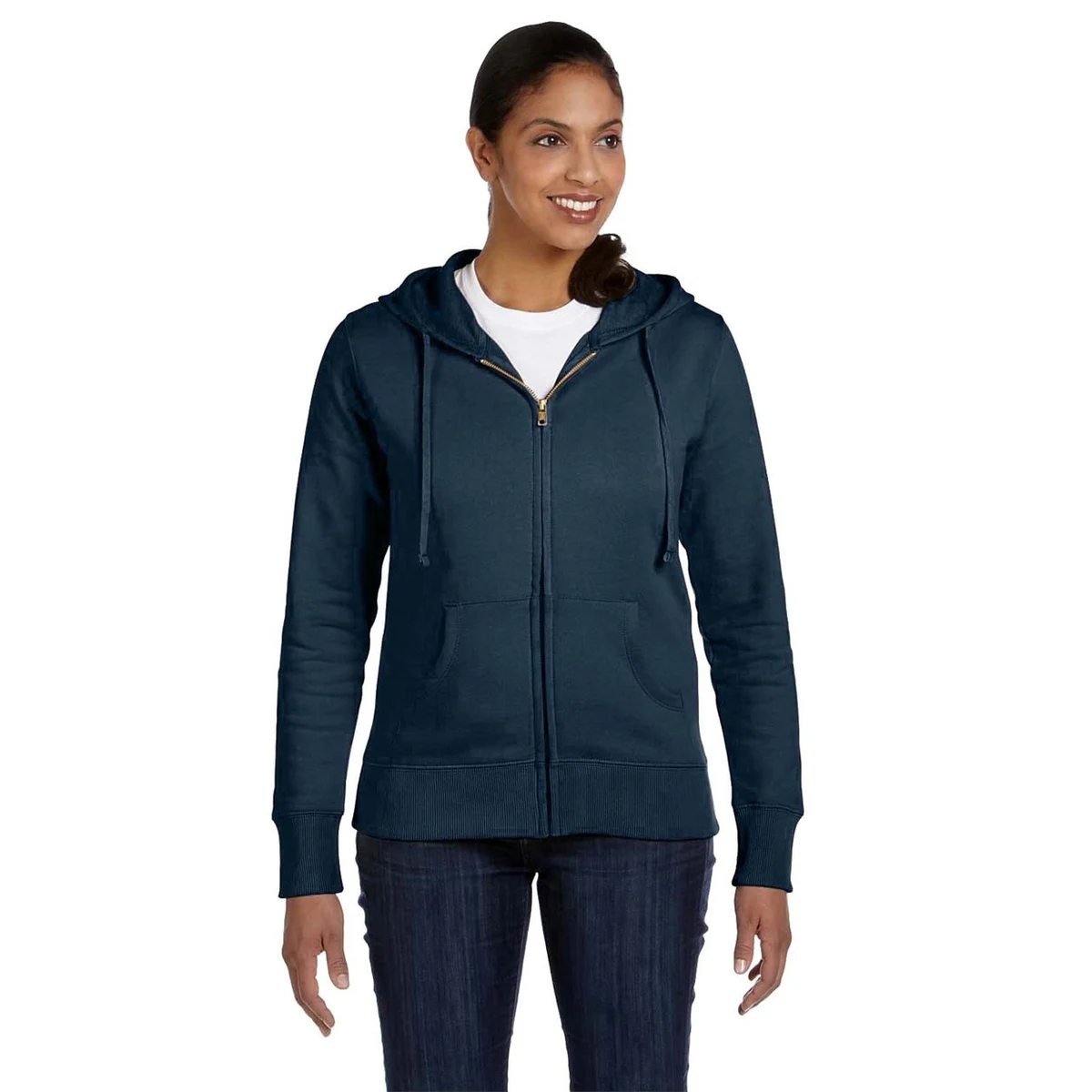 Women's Full-Zip Hooded Sweatshirt - EC4501 1
