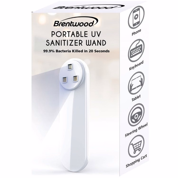 Handheld UV Sanitizer Wands - White