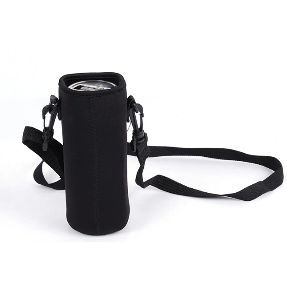 Neoprene Tumbler Sleeve With Carrying Handle, custom koozie with logo imprint 1