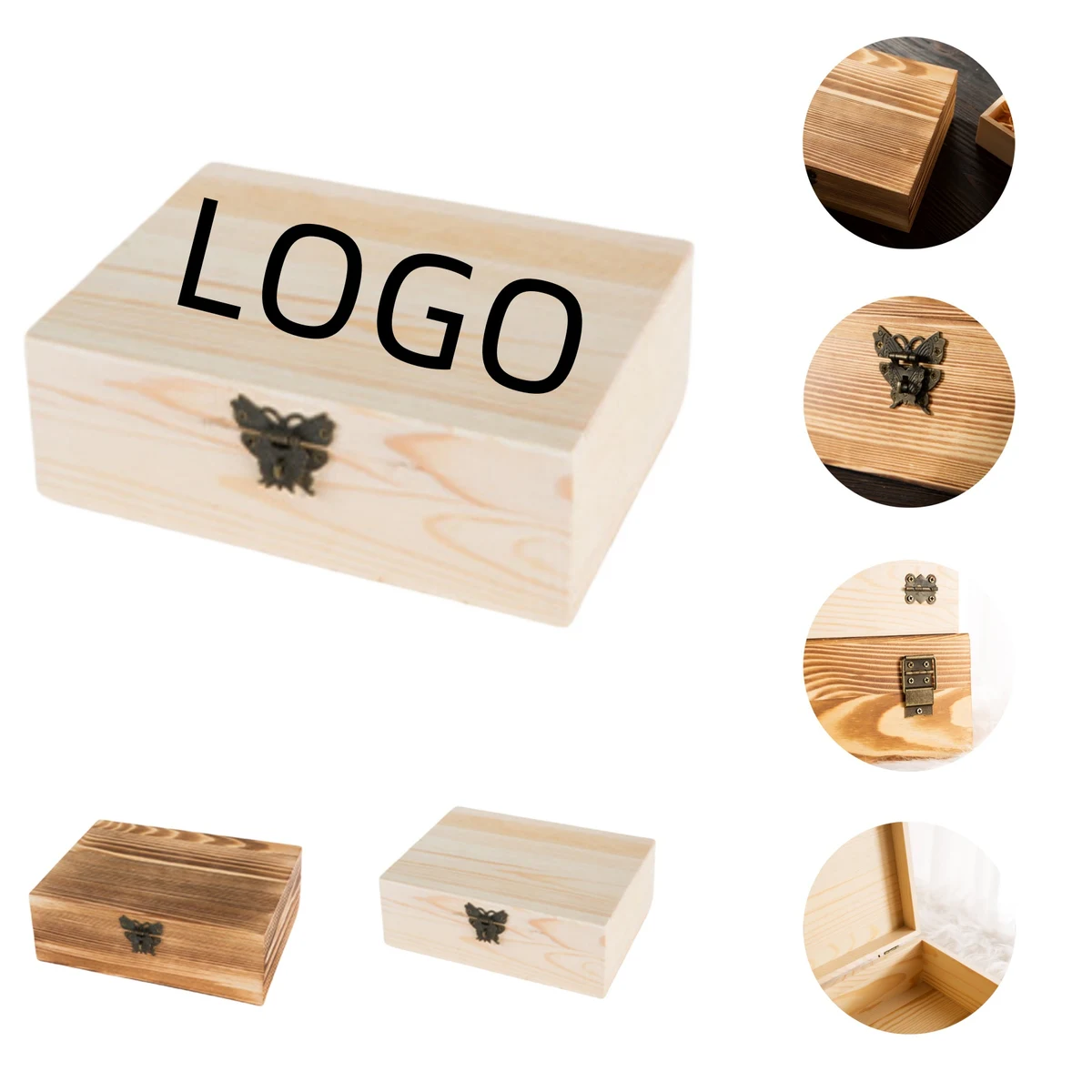 Pine Lock Storage Box 1
