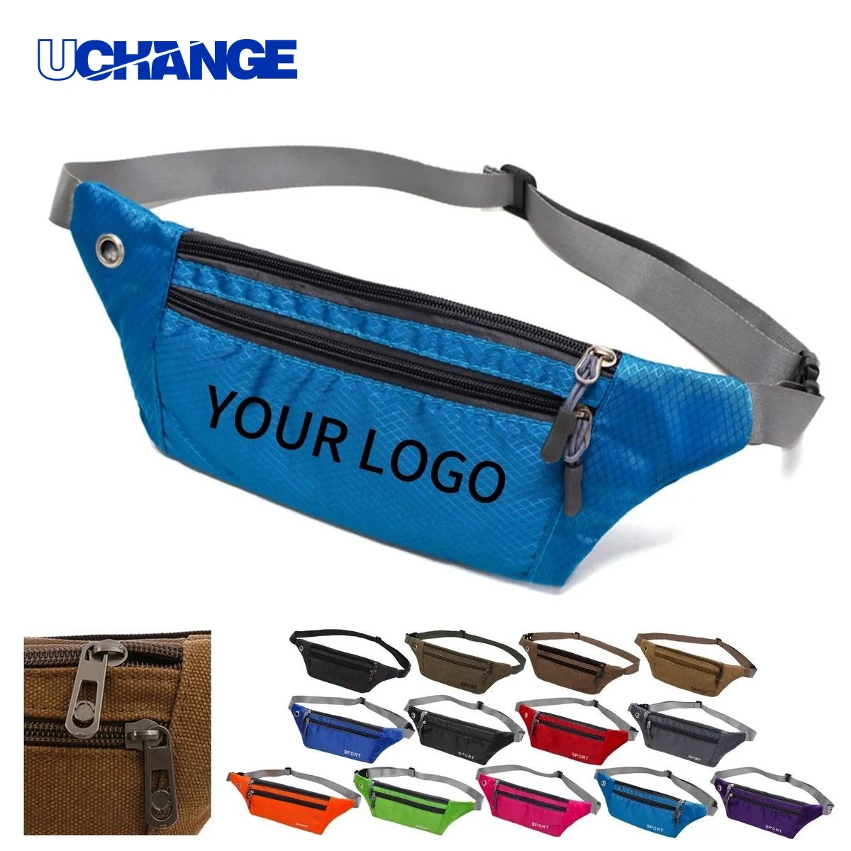 Compact Waist Organizer Bag with Multiple Pockets for Outdoor Use 1