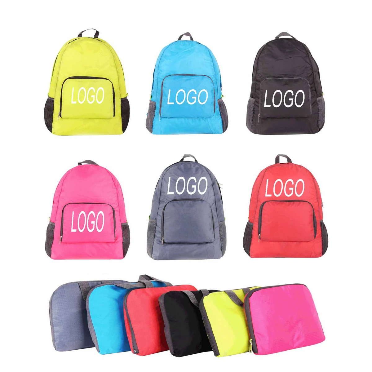 Foldable Travel Shoulder Bag W/ Custom Logo 1
