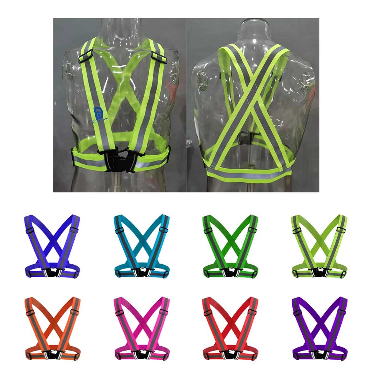 High Visibility Reflective Vest for Night Sports 1