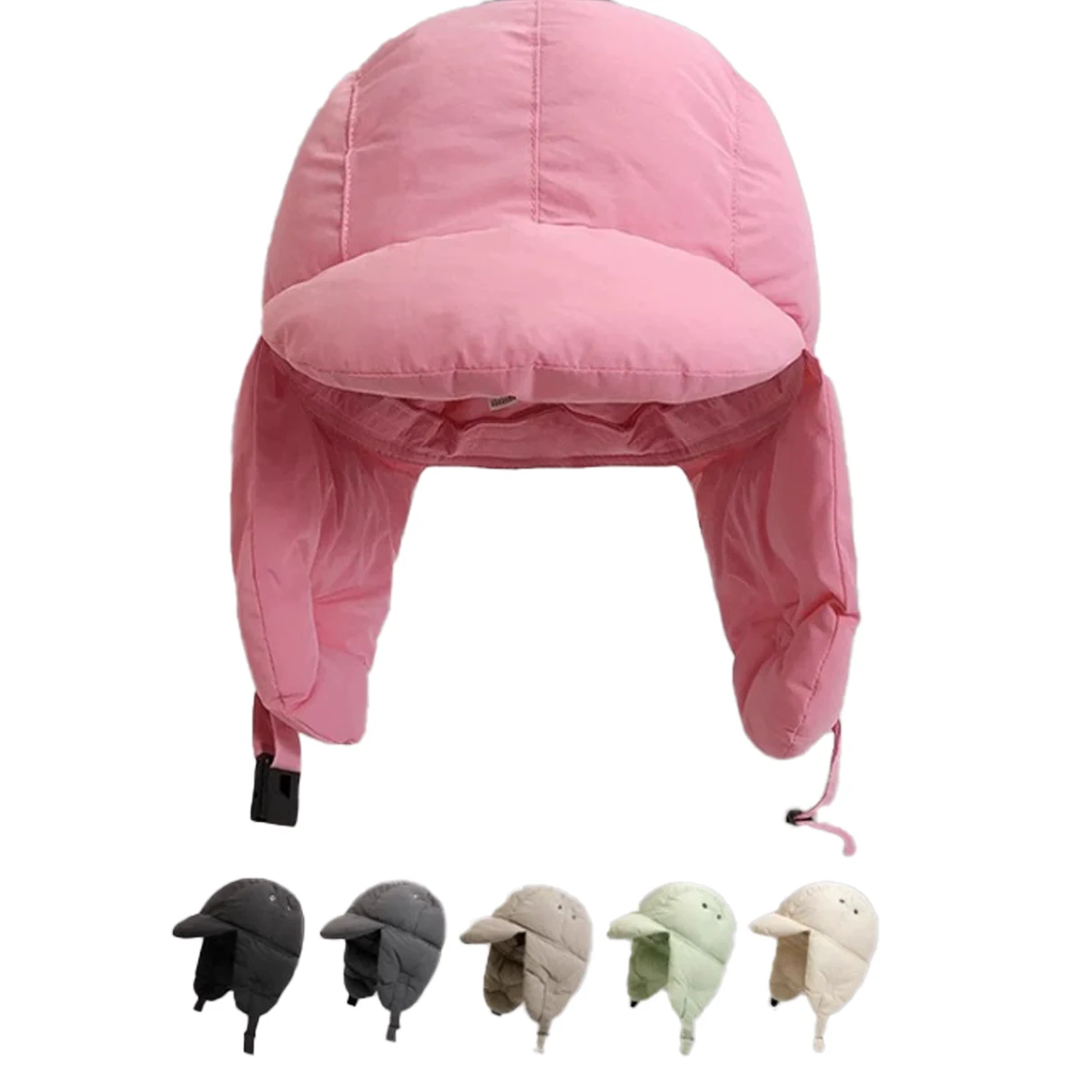 Winter Down-Cotton Lei Feng Ear Cap 1
