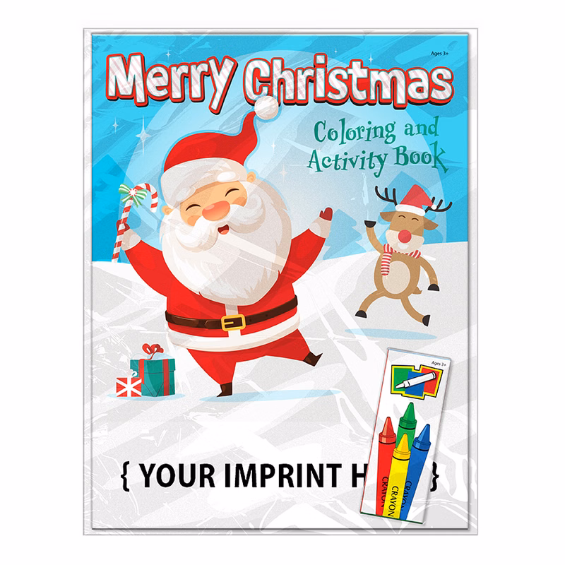 COLORING SET - Merry Christmas Coloring Book Fun Pack