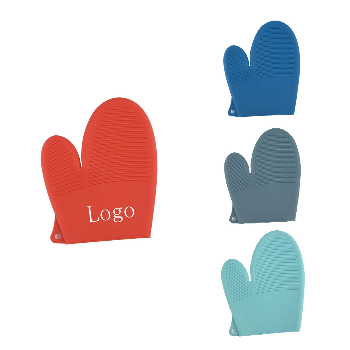Barbecue Silicone Mitts Gloves 1