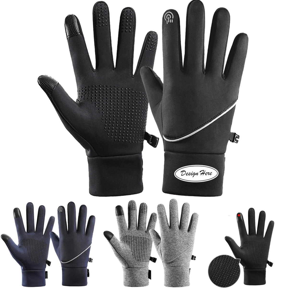 Thermal Touchscreen Gloves for Winter: Water-Resistant Design 1