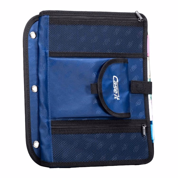 Case-It 5 Tab Binder Insert - Blue