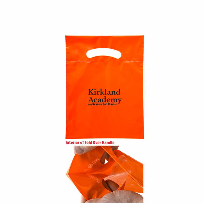 Oxo-Reusable Plastic Fold Over Die Cut Bag