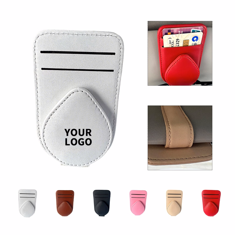 Magnetic Visor Eyewear Holder Leather Wrap