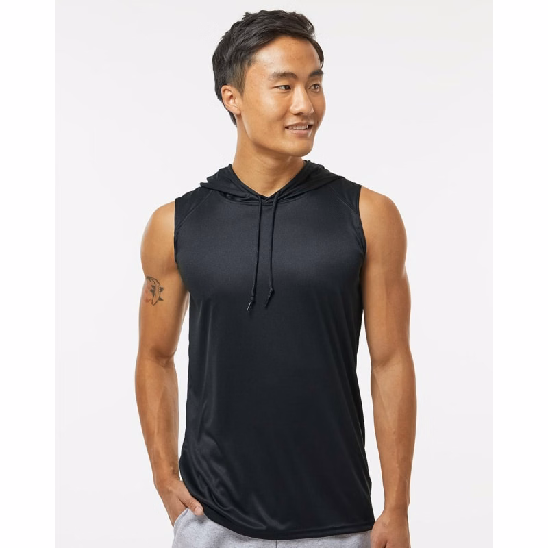 Badger Men's B-Core Sleeveless Hooded T-Shirt - 4108