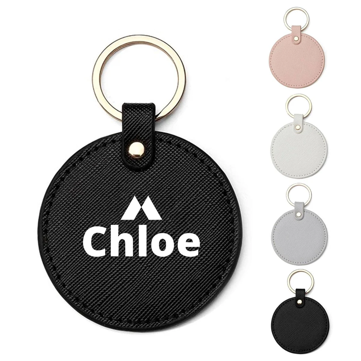 Customizable Genuine Leather keychain 1