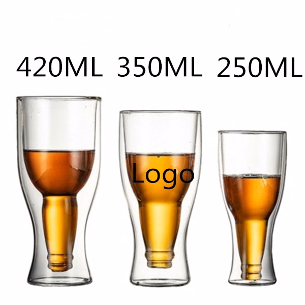 Double Wall Glass,Insulated and Ideal for Beer
