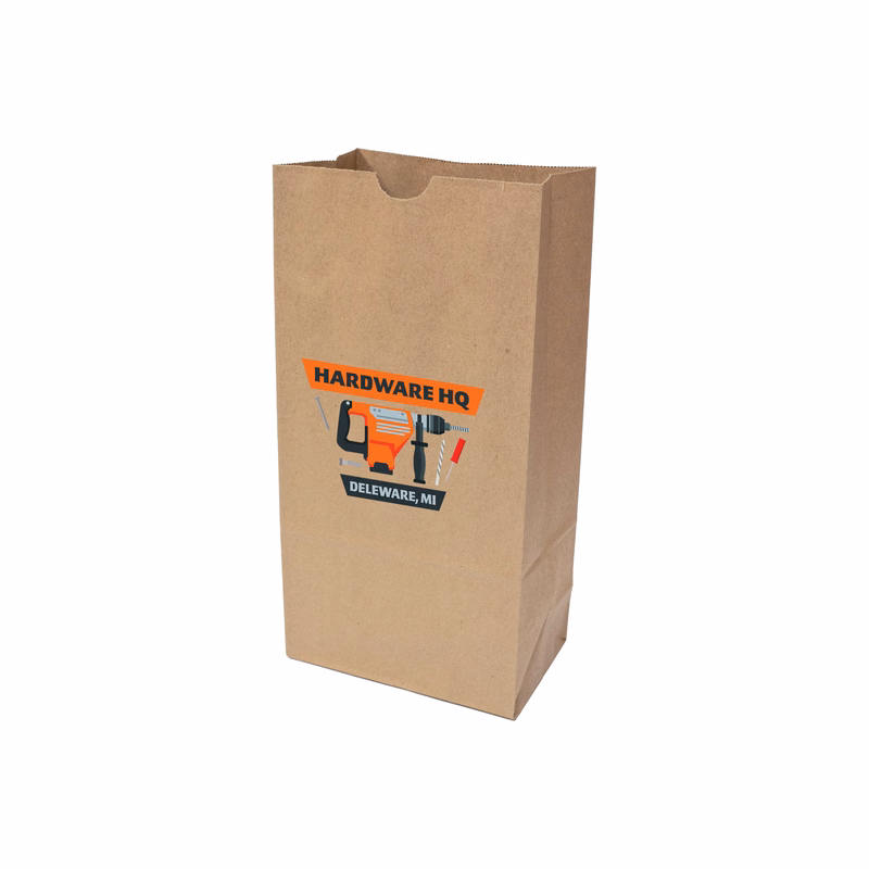 Coin & Nail Bag- Heavyweight Natural Kraft SOS