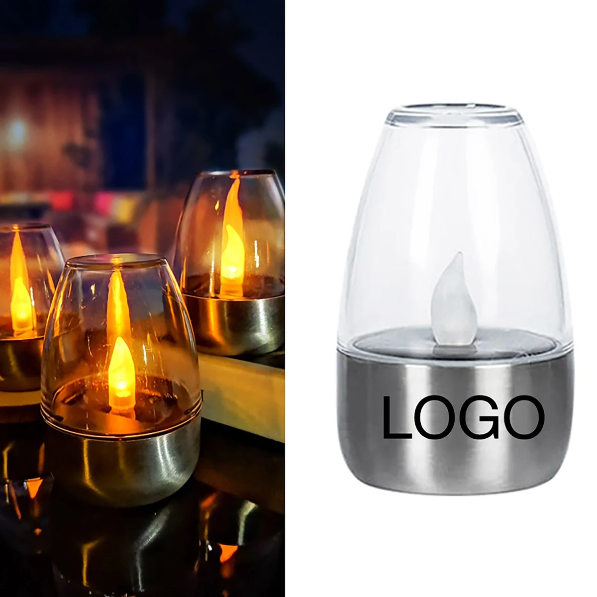 Flameless Solar Candle 1