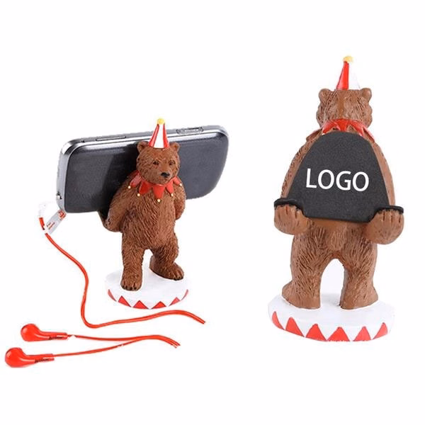 Christmas Brown bear mobile phone holder