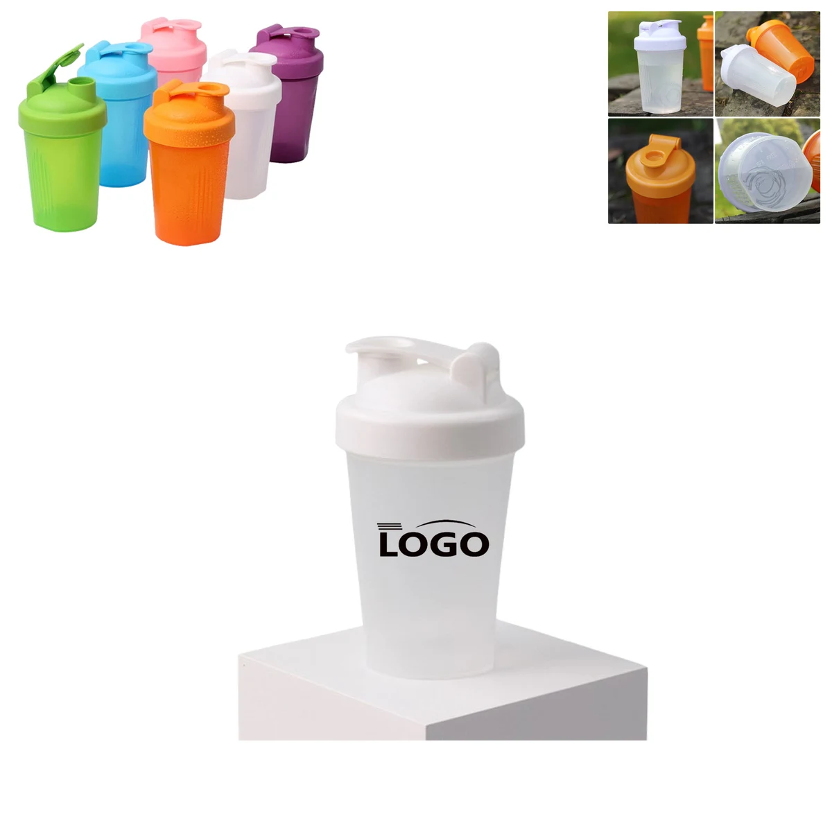 14oz Gym Shaker Cup Protein Cup With Shaker Ball 1