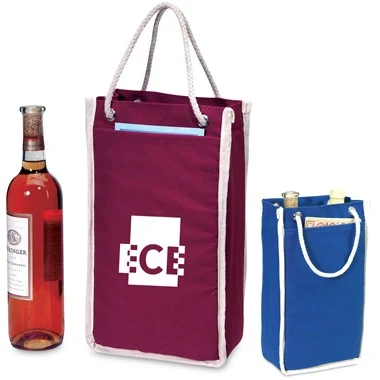 Eco friendly Double bottle wine bag 1