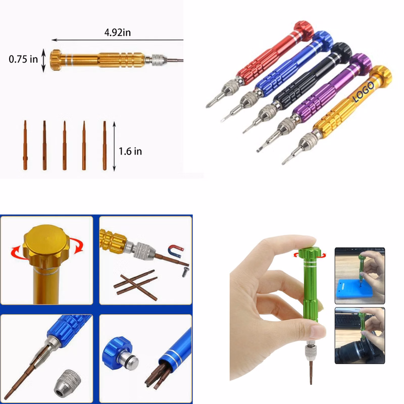 Aluminum Alloy 5 In 1 Multifunctional Screwdriver