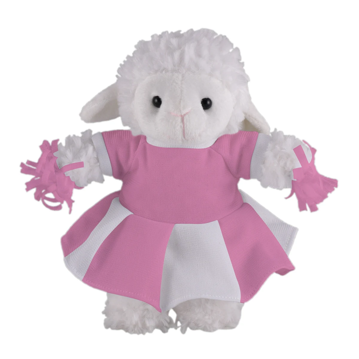 Soft Plush Stuffed Sheep with Cheerleader Outfit 1