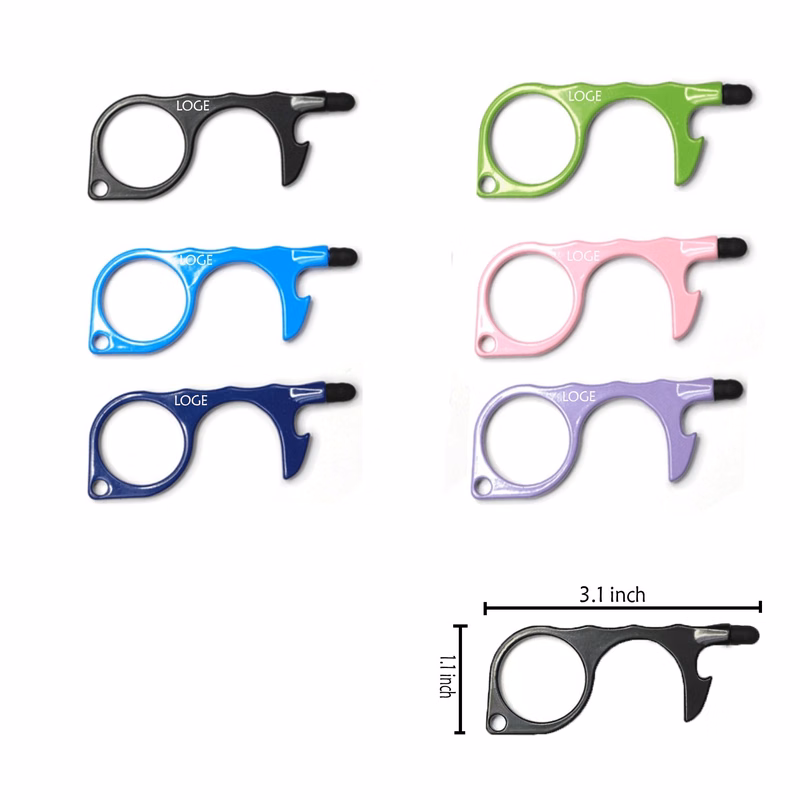 Non Touch Keychain MOQ 50pcs