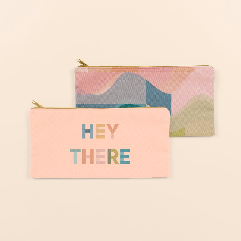 ALL THE THINGS POUCH - 4CP PIGMENT DYED CANVAS