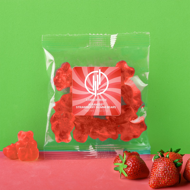 Albanese® Strawberry Gummi Bears: Taster Packet