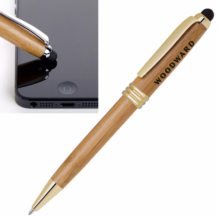 Eco III Stylus Tool with Bamboo Ballpoint Pen