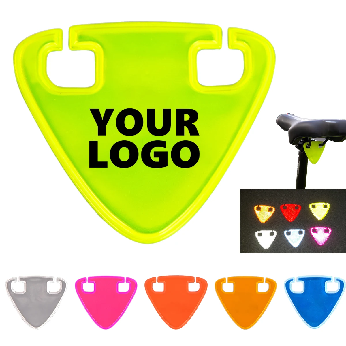 Triangular Bicycle Saddle Reflector 1