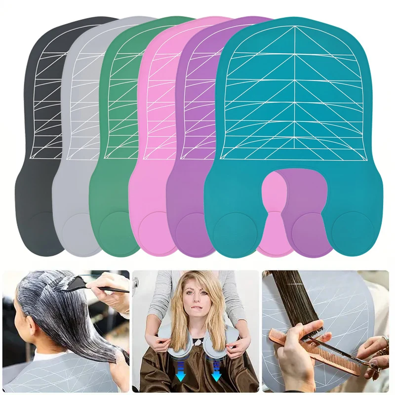 Silicone Hair Cutting Guide Cape 1