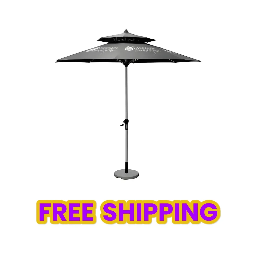 Wood Market Umbrella - 7 ft 1