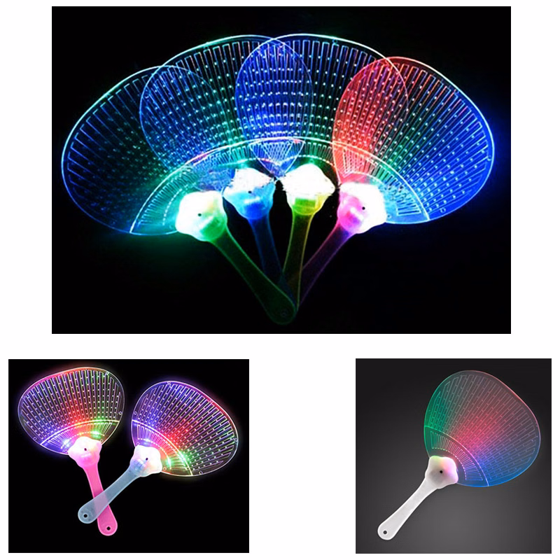 Light-Up Flashing Hand Fan