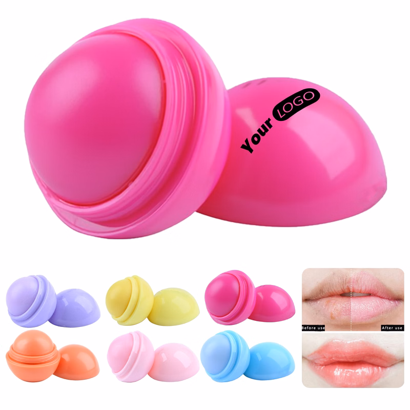 Round Fruit Scent Lip Balm