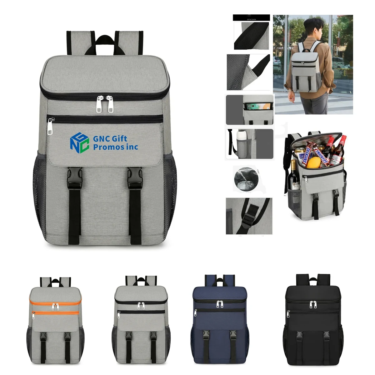 Portable Backpack Insulated Lunch Bag 1