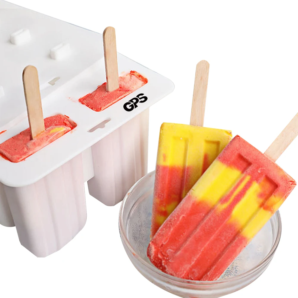 Food Silicone Ten Grid Ice Cream Mould 1