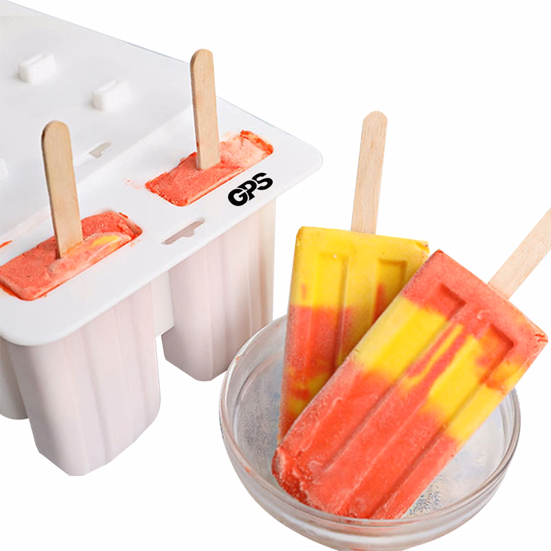 Food Silicone Ten Grid Ice Cream Mould