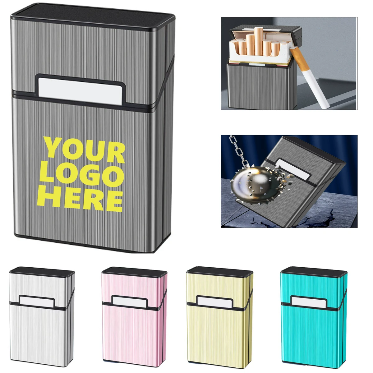 Pressure-Sealed Anti-Pressure Cigarette Case 1