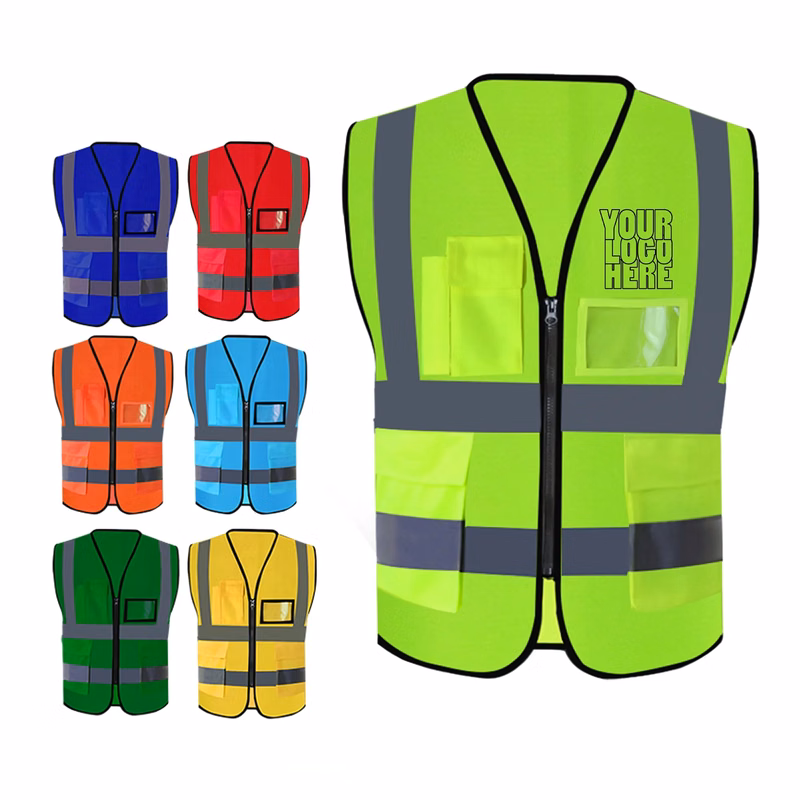 Multi-Pocket Reflective Safety Vest