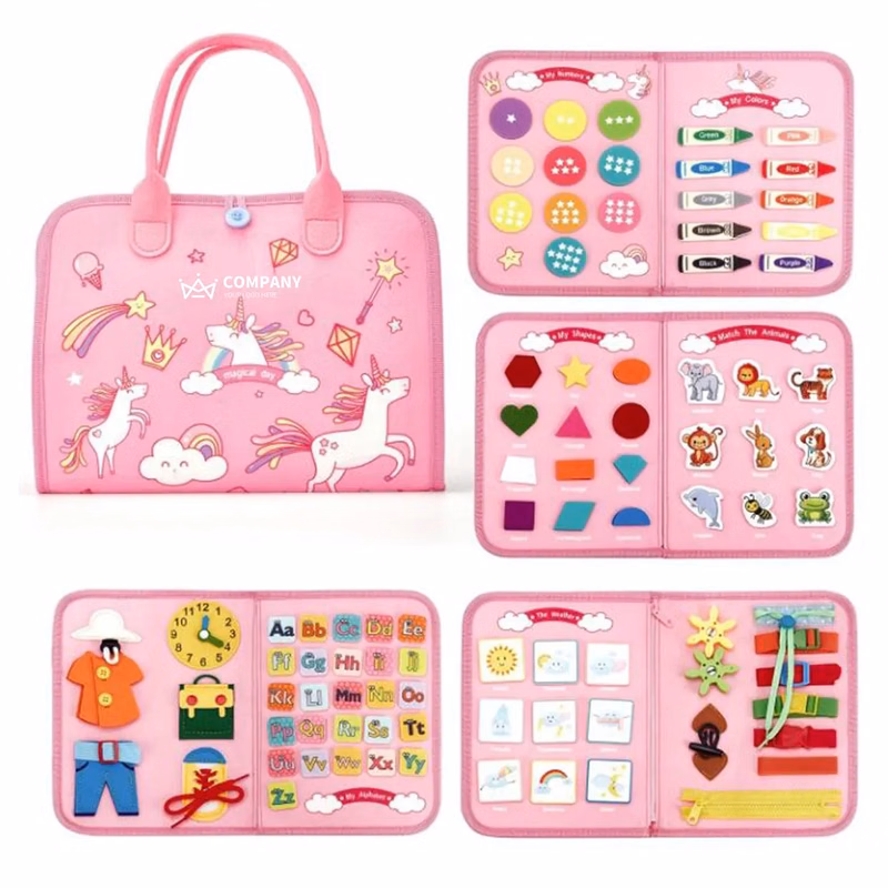 Busy Board - 7 in 1 Toddler Learning Activities Toys