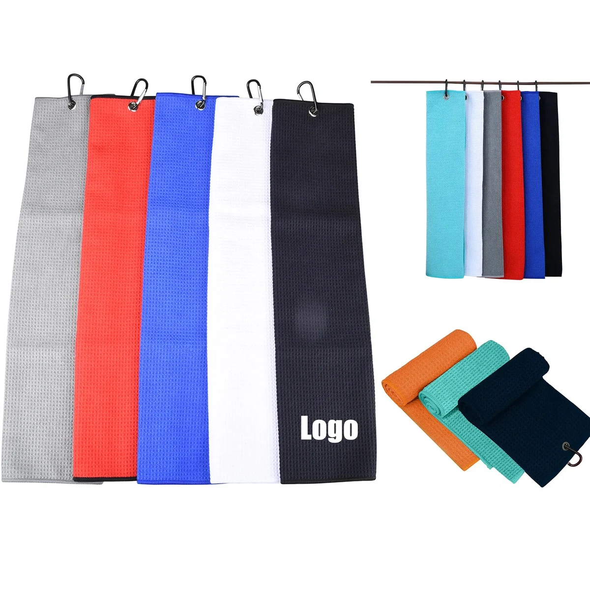 32"x15" Waffle Microfiber Sports Towel 1
