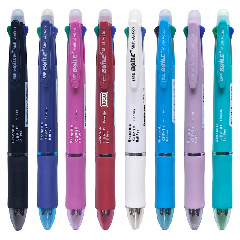 5-in-1 Multifunctional Erasable Gel Pen
