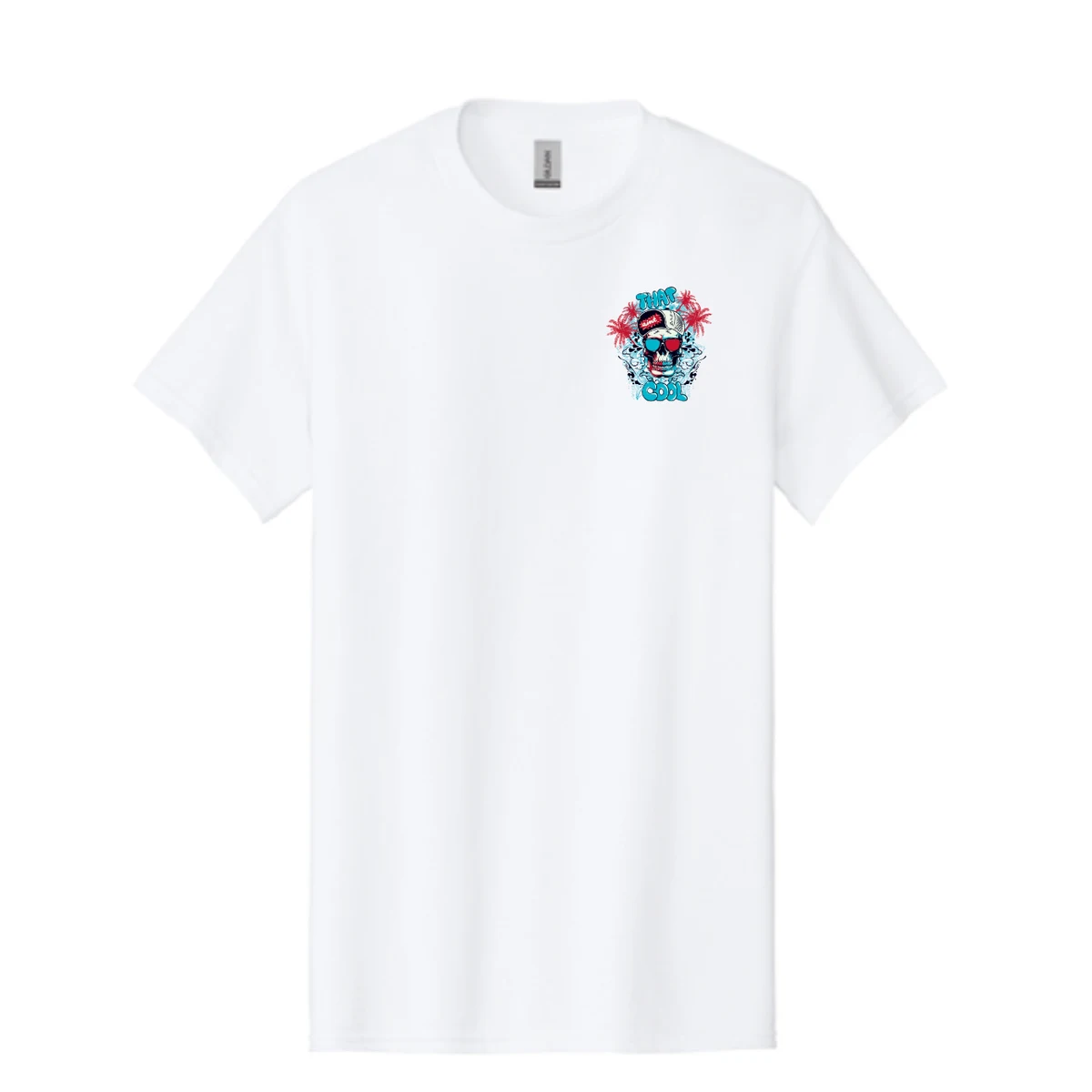 White 5.3 oz Heavy Cotton T-Shirt 1