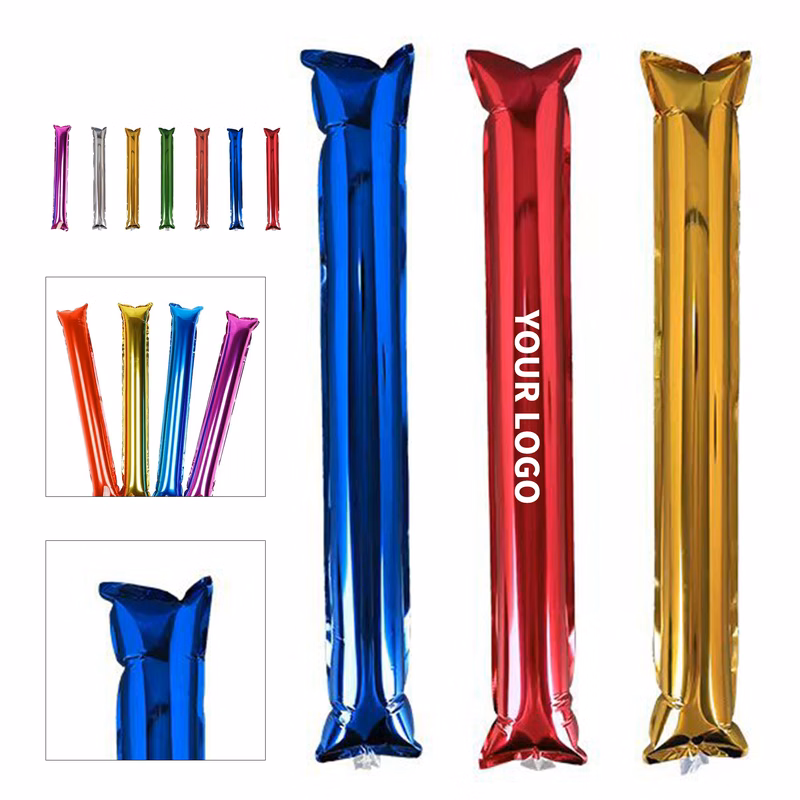 Aluminum Foil Inflatable Thunder Sticks Pair 24" Length
