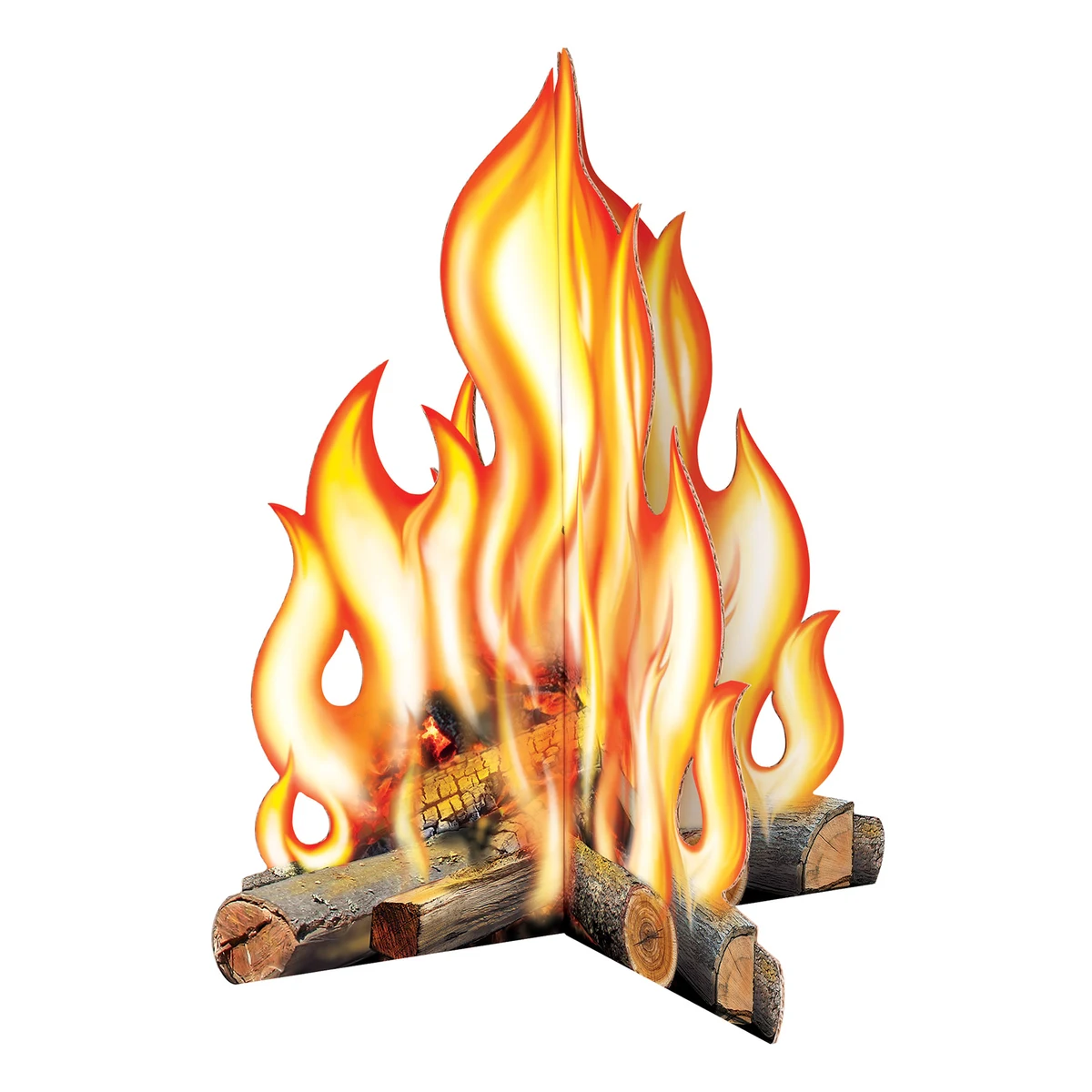 3-D Campfire Prop 1