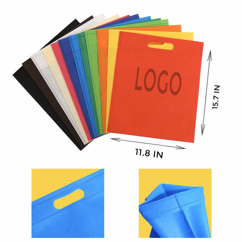 MOQ 10 PCS Eco - friendly Non - woven Flat Bag